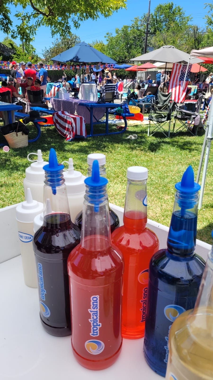 Tropics Shave Ice at a 4th of July community celebration