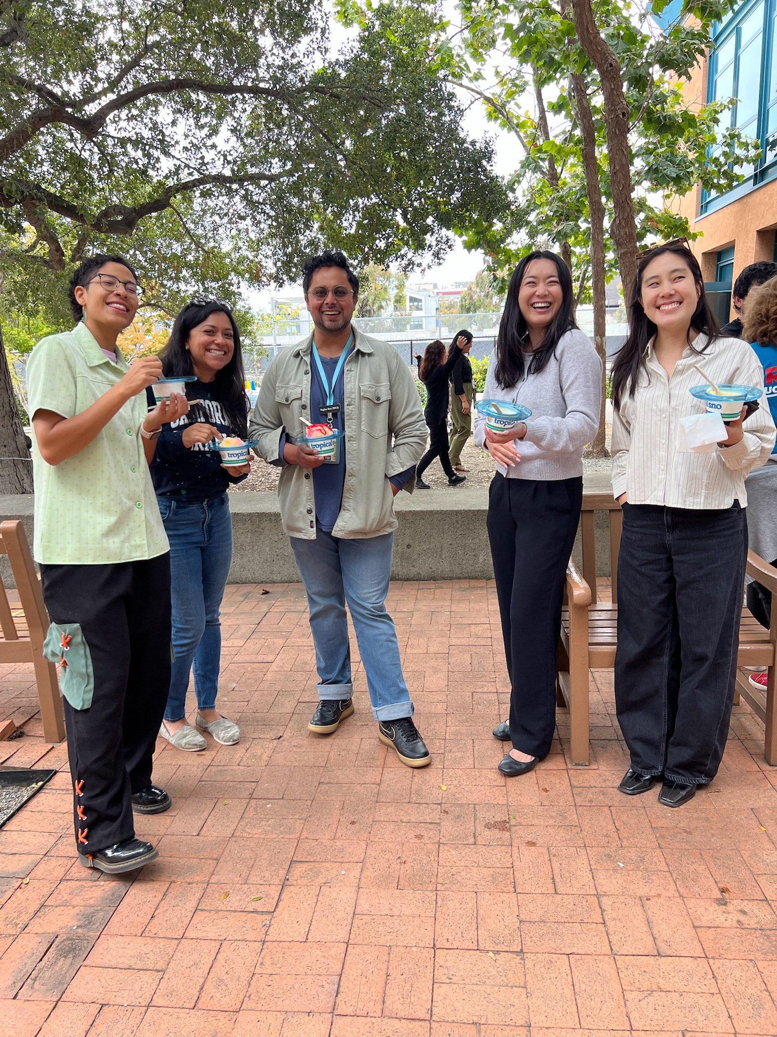 Tropics Shave Ice serving at a UC Berkeley event